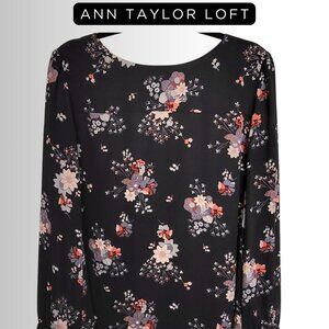 Ann Taylor Loft Floral Blouse – Size XXL